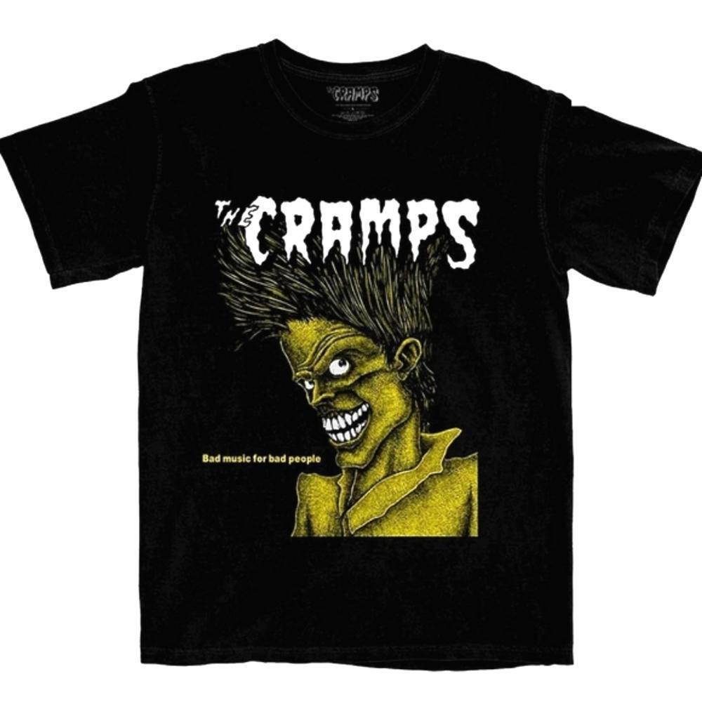 Black Graphic The Cramps band t shirt
